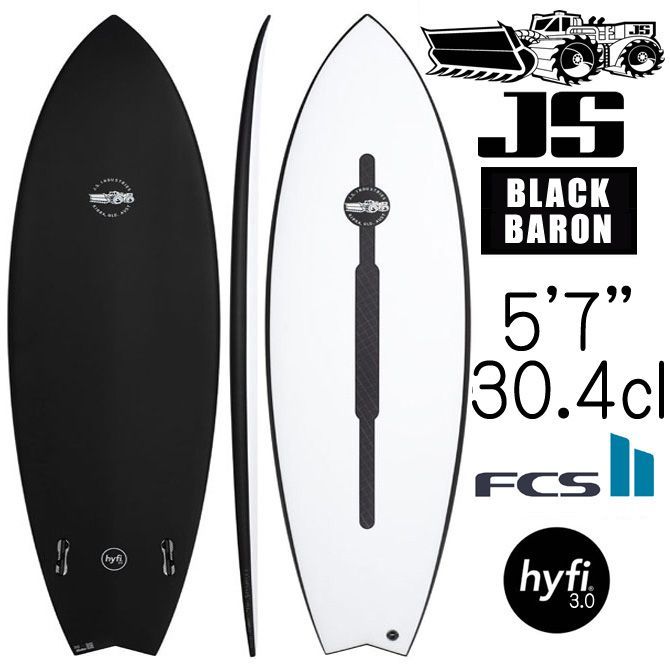 JS サーフボード オリジナル ブラックバロン ハイファイ 3.0 EPS