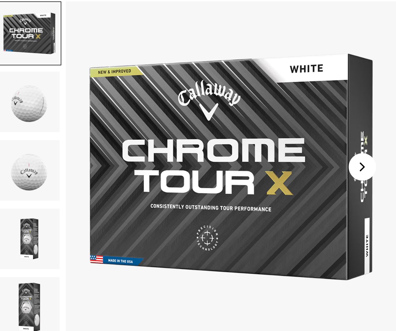 キャロウェイ CHROME TOUR Xボール 2ダース