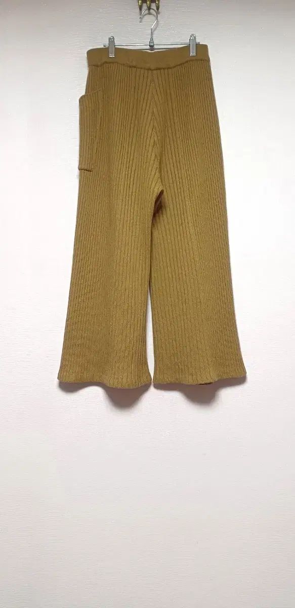 ハンサムシステムカシミア100ワイドニットズボン66