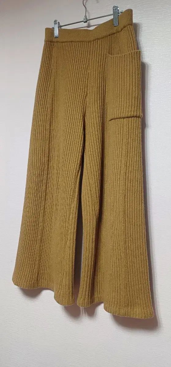 ハンサムシステムカシミア100ワイドニットズボン66