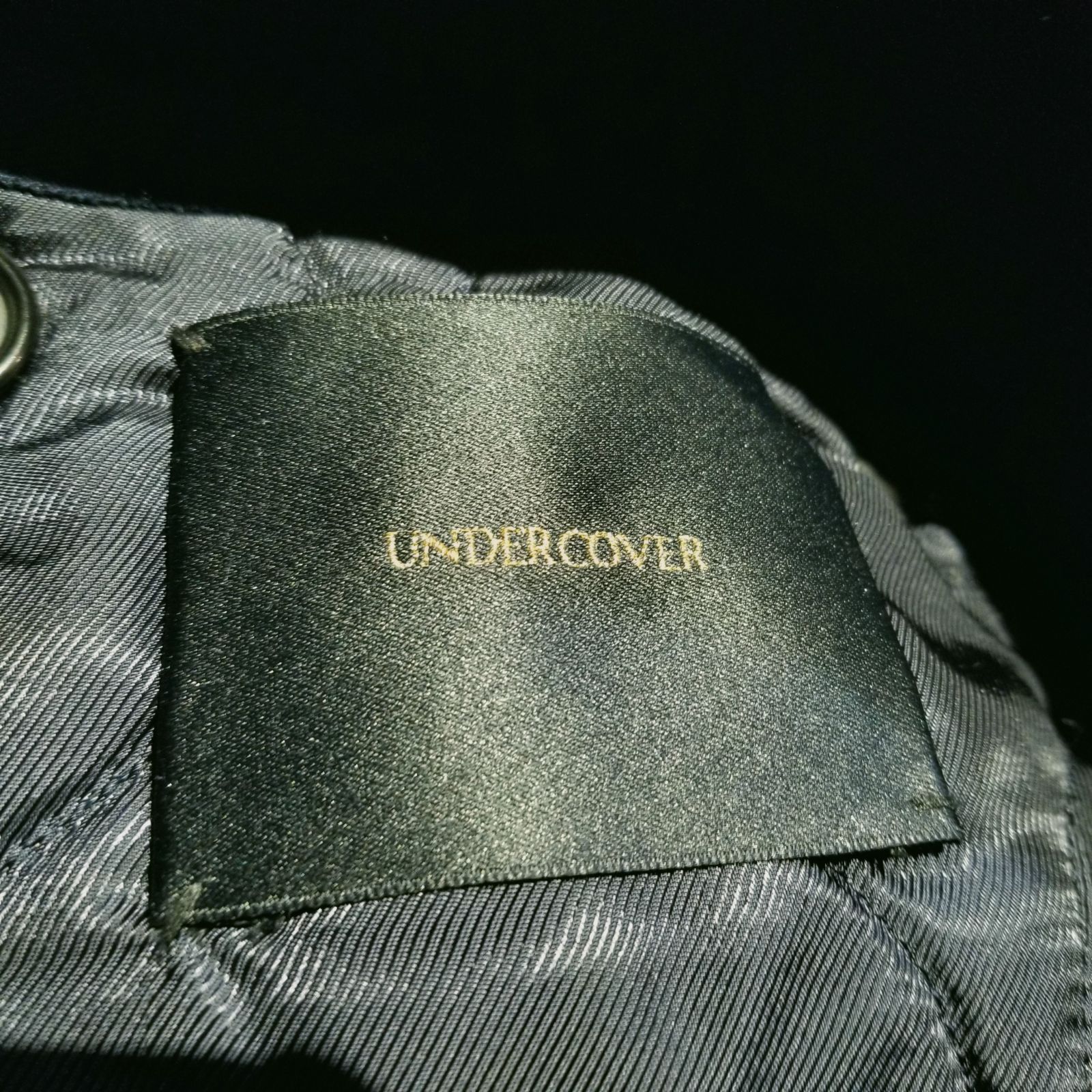 UNDERCOVER 14aw ライナー付き 袖切替モッズコート ロゴ 1 アンダー