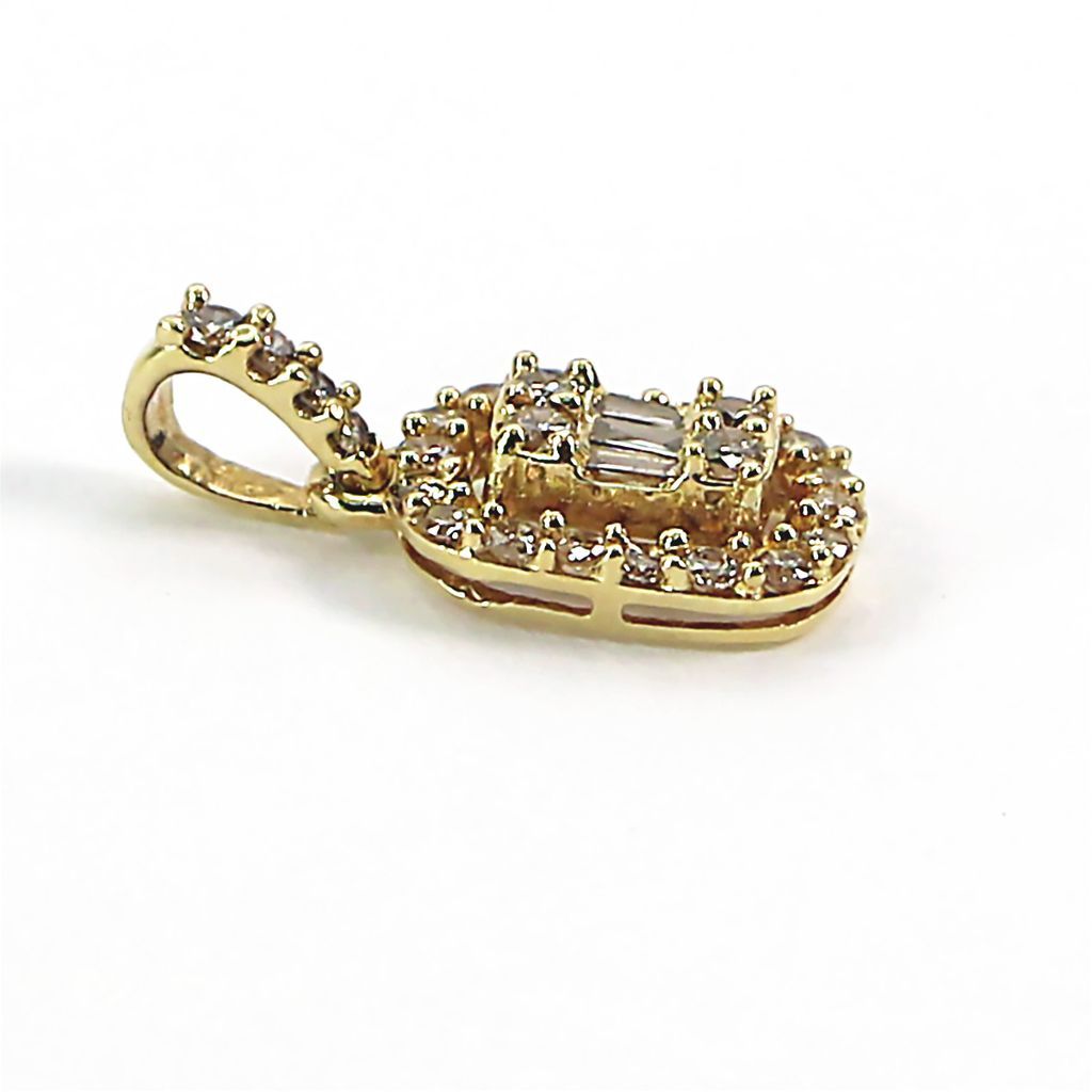 ペンダントトップ K18 ダイヤモンド 0.25ct 10112500201s - メルカリ