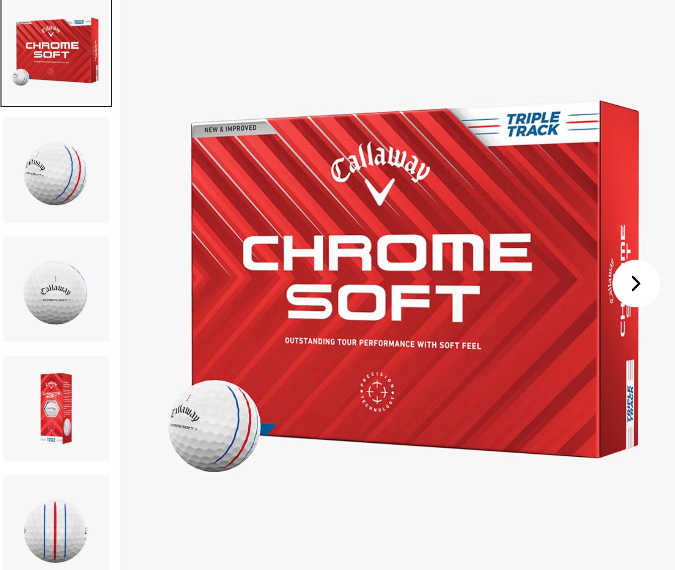 キャロウェイ CHROME SOFT トリプル トラック ボール 3ダース