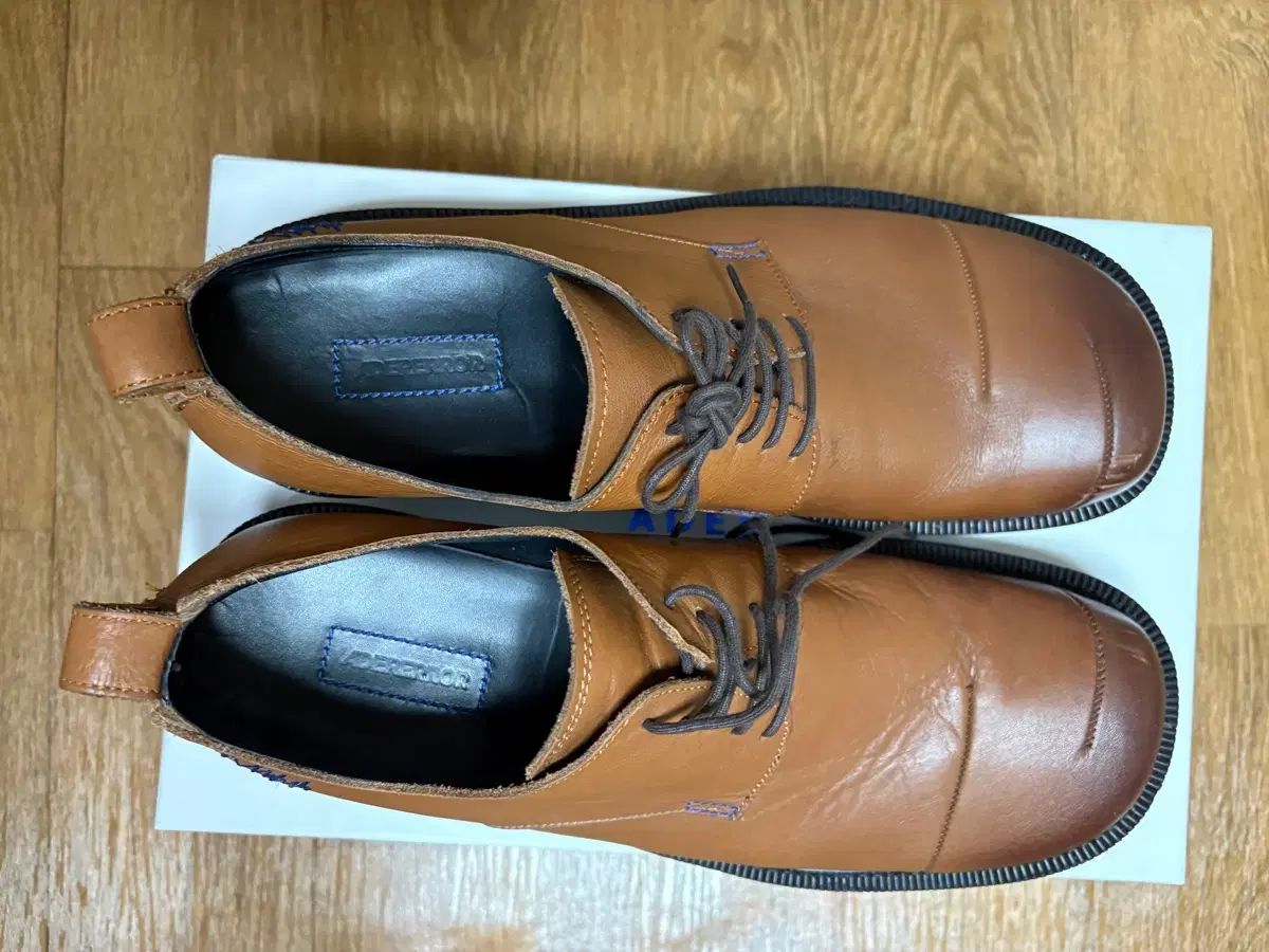 ADER ERROR Curve DB 02 Brown ダービーシューズ サイズ44