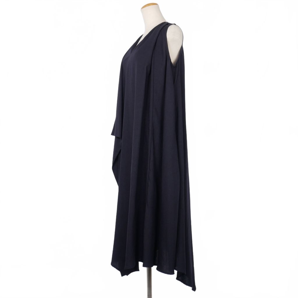 ENFOLD エンフォルド ノースリーブ ロングワンピース アシンメトリー エンフォルド ENFOLD アシンメトリー ノースリーブ ワンピース ロング