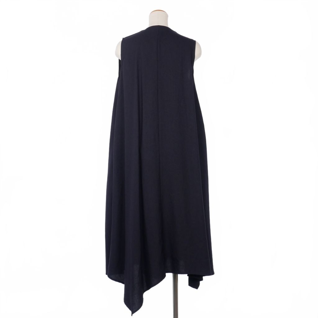 ENFOLD エンフォルド ノースリーブ ロングワンピース アシンメトリー エンフォルド ENFOLD アシンメトリー ノースリーブ ワンピース ロング