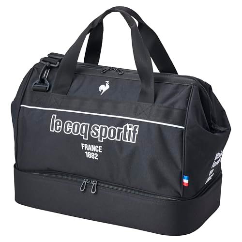 ルコックスポルティフ ボストンバッグ 二層式 シューズ収納 がま口タイプ ショルダーベルト付 ゴルフ m