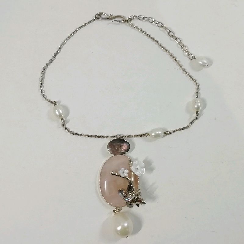 フィリップ フェランディス ネックレス 花 蝶