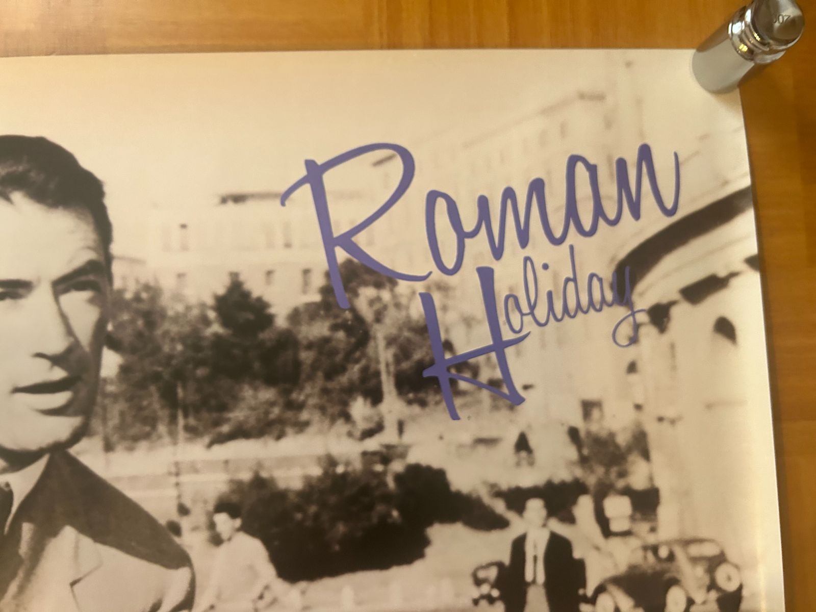 美術品・アンティーク・コレクション ローマの休日 Roman Holiday オードリー・ヘプバーン / 1988年 ビデオリリース・プロモーション用ポスター B2 JIS サイズ 515x728mm