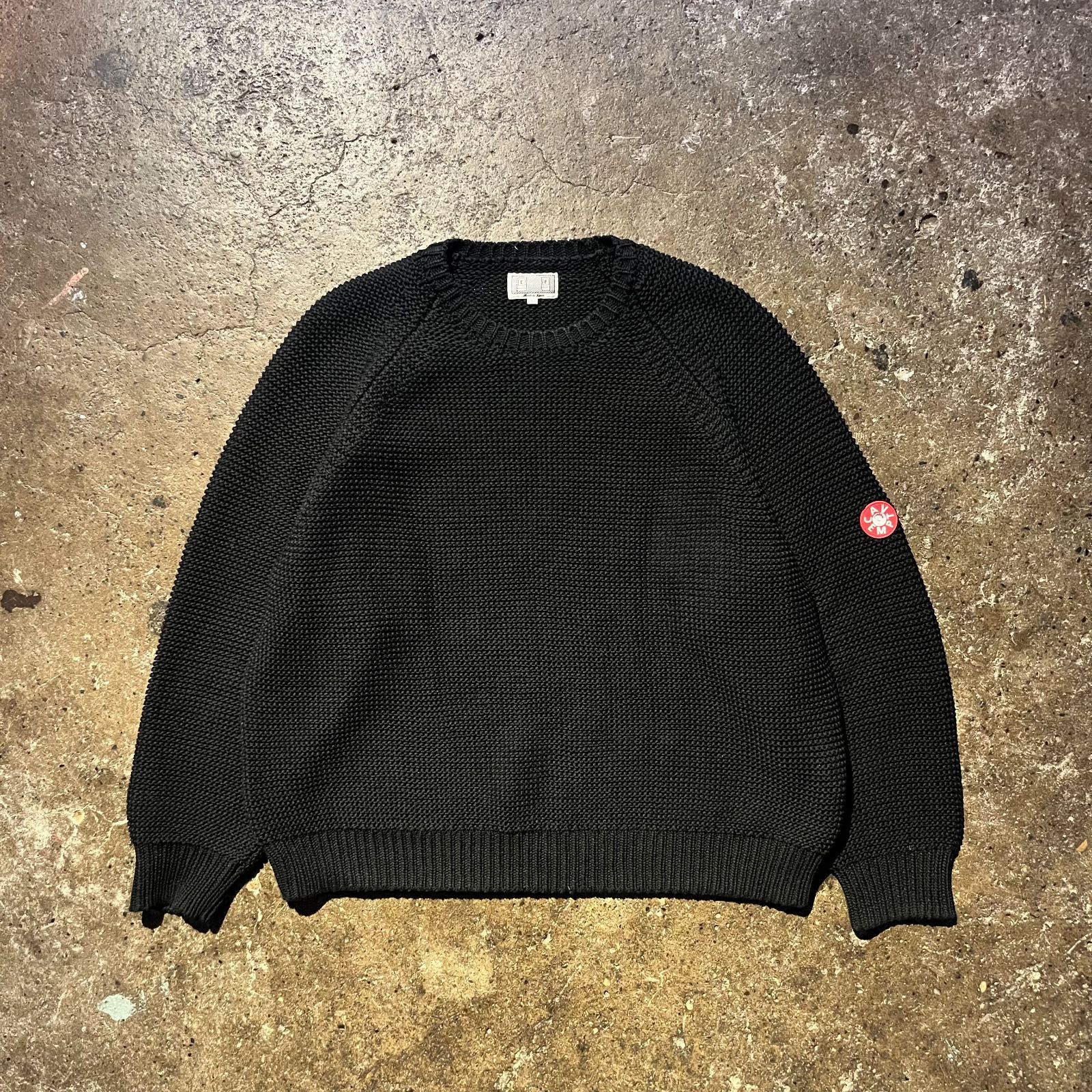 C.E RAGLAN SLEEVE COTTON KNIT L シーイー ラグランスリーブ コットン