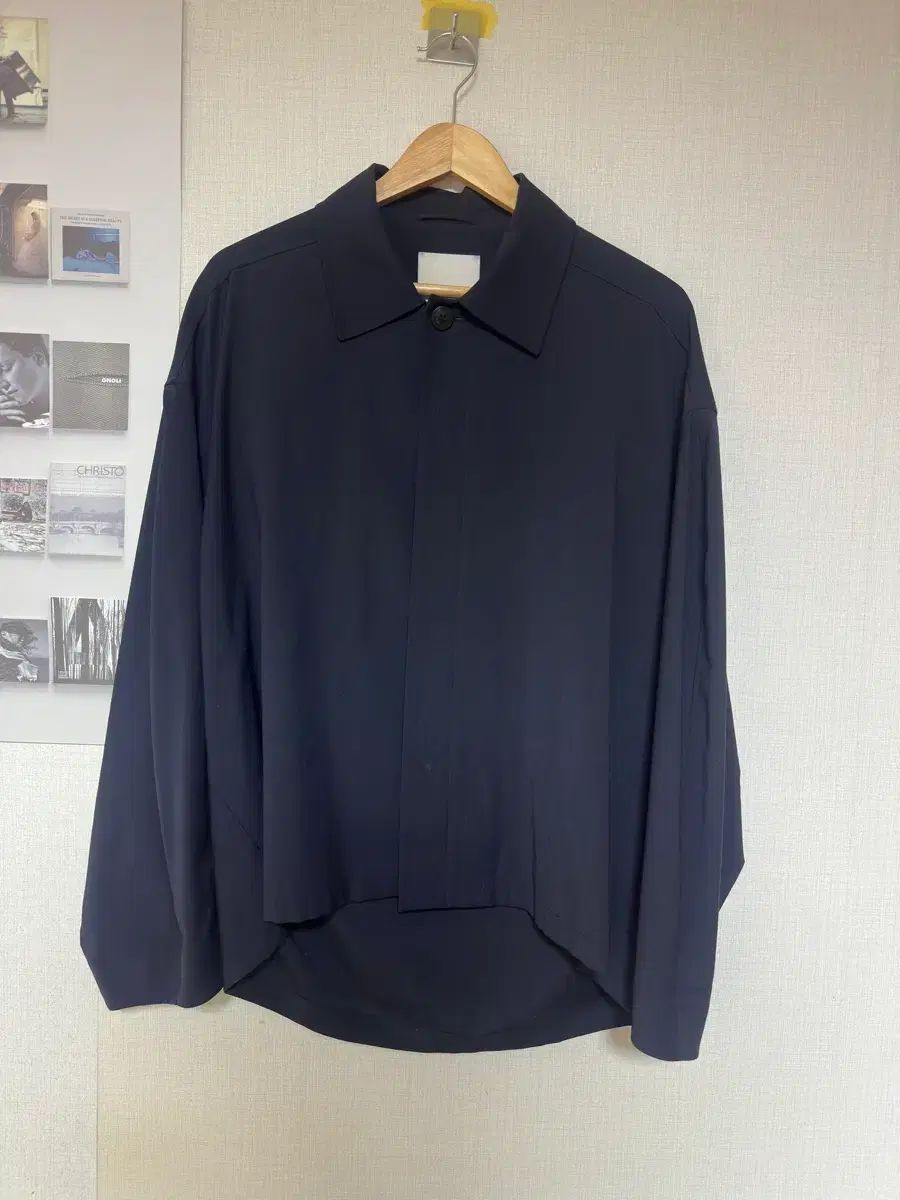 le 17 september homme ボリューム シャツ ジャケット ネイビー 46