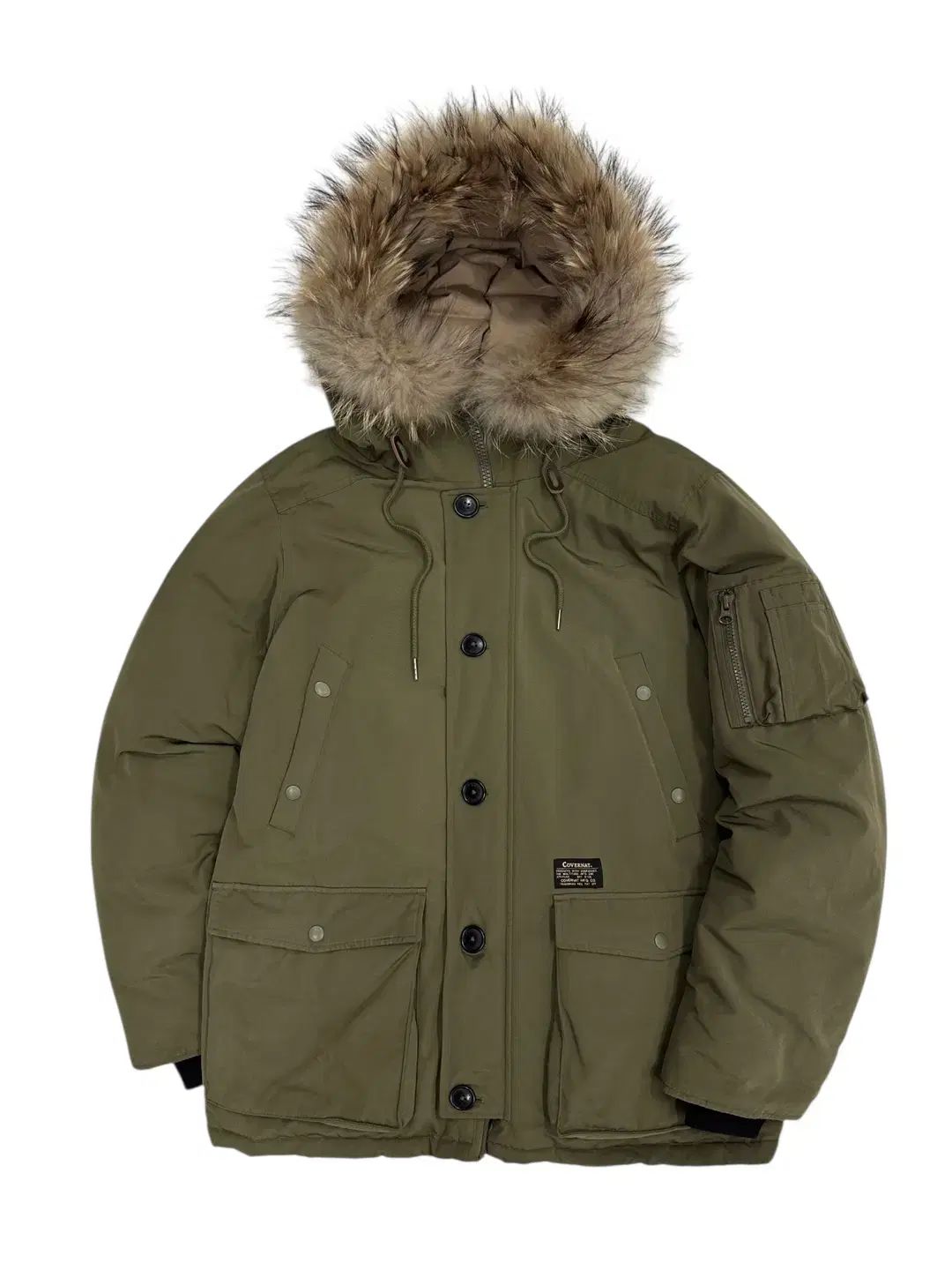 カバーナット グースダウン カラ ラム