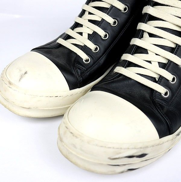  RICK OWENS リックオウエンス LOW SNEAKS ローカット スニーカー メンズ size 42 黒 101614 その他 靴