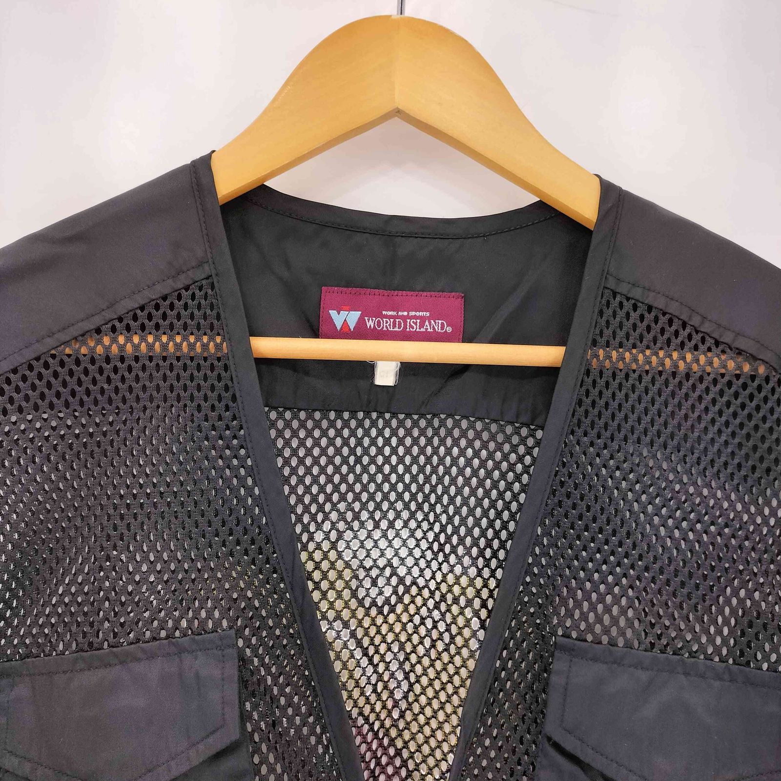 ユーズドフルギ USED古着 メッシュ フィッシング ベスト メンズ 表記無