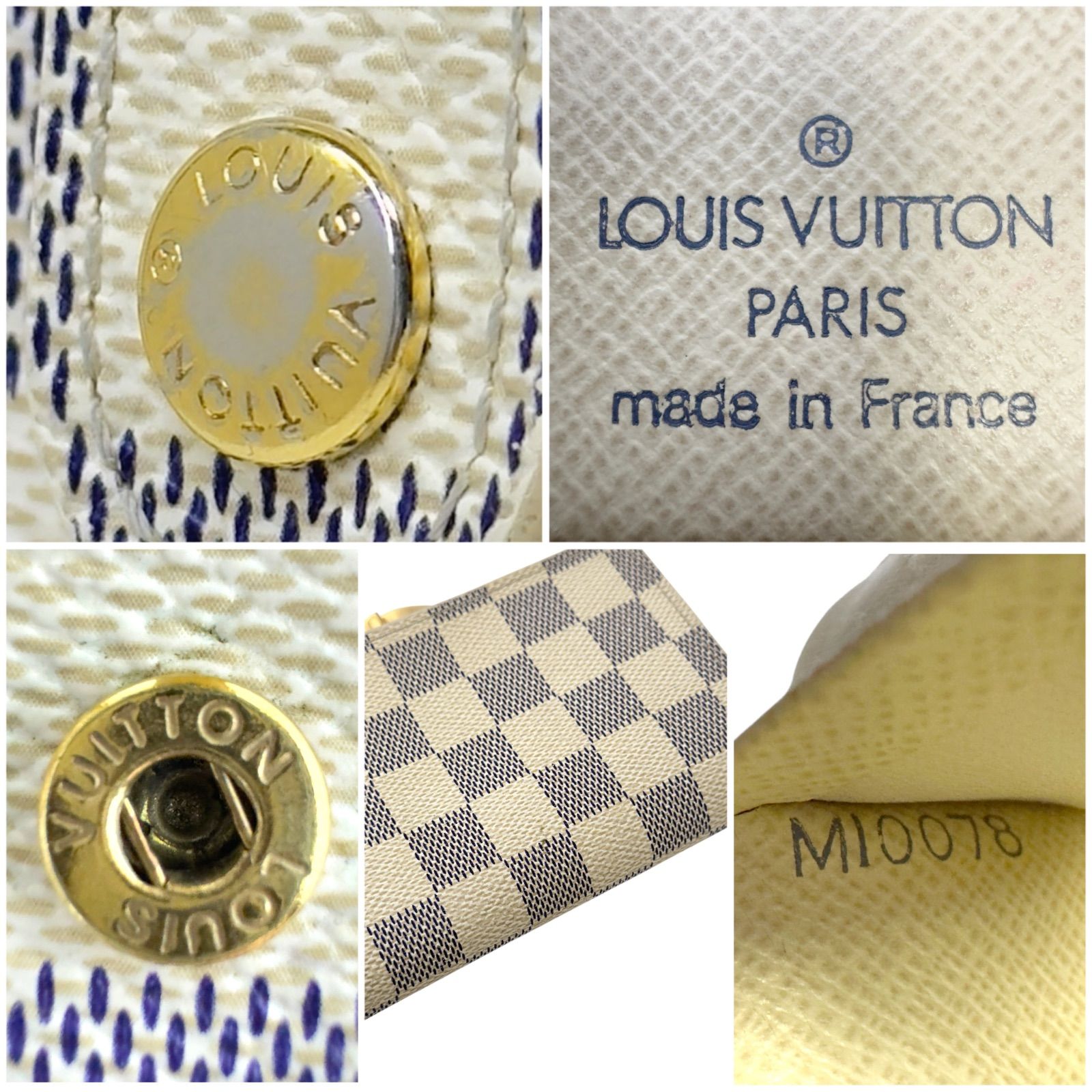 LOUIS VUITTON ルイヴィトン ダミエ アズール ポルトフォイユ