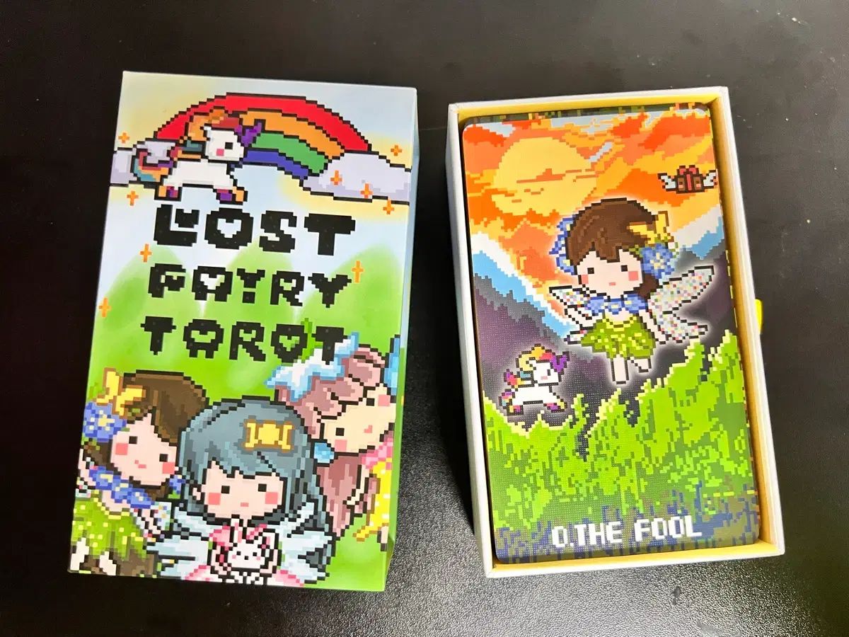 海外直輸入タロット LOST FAIRY TAROT 픽셀アート