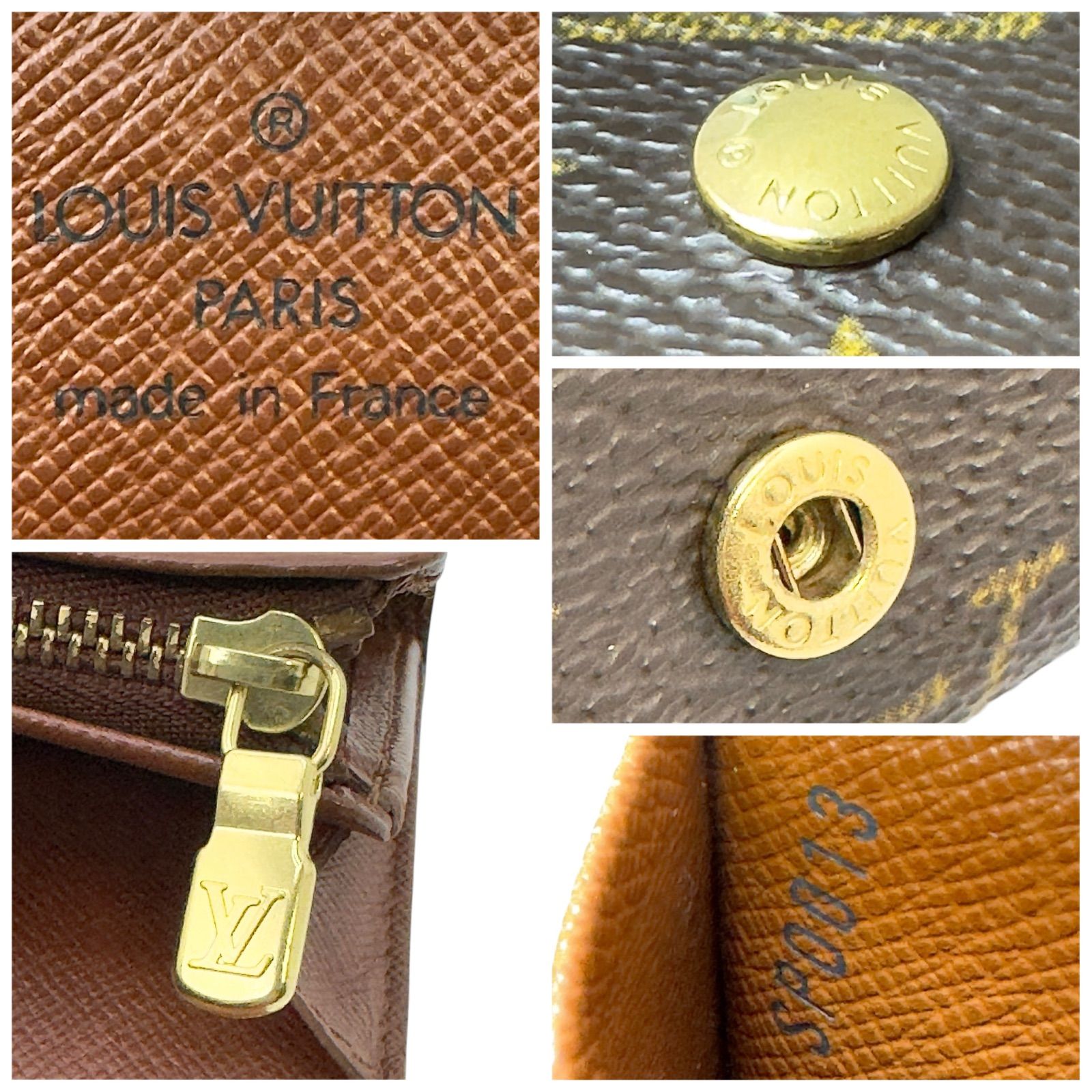 美品 LOUIS VUITTON ルイヴィトン モノグラム ポルトモネ ビエ