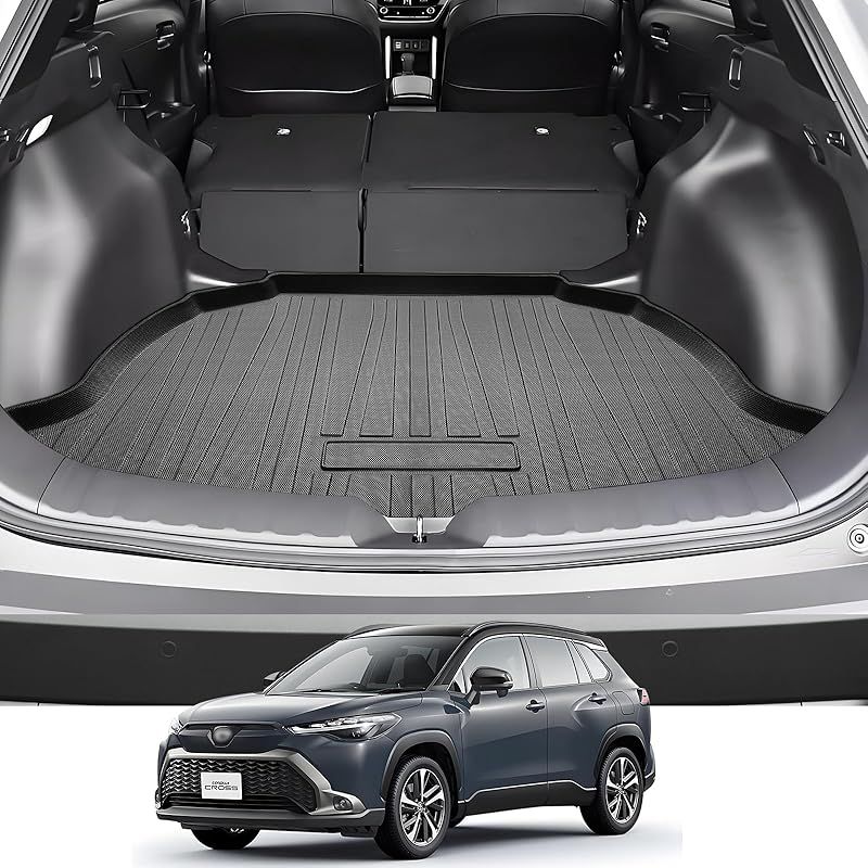 トヨタ カローラクロス ラゲッジマット 2 WD 3 D 防水マット TPE製 滑り止めマット 取り付け簡単 防キズ 防水 防汚 滑り止め カローラ クロス 内装 カスタム パーツ
