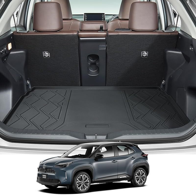トヨタ ヤリスクロス ラゲッジマット 3 D 防水マット TPE製 滑り止めマット 取り付け簡単 防キズ 防水 防汚