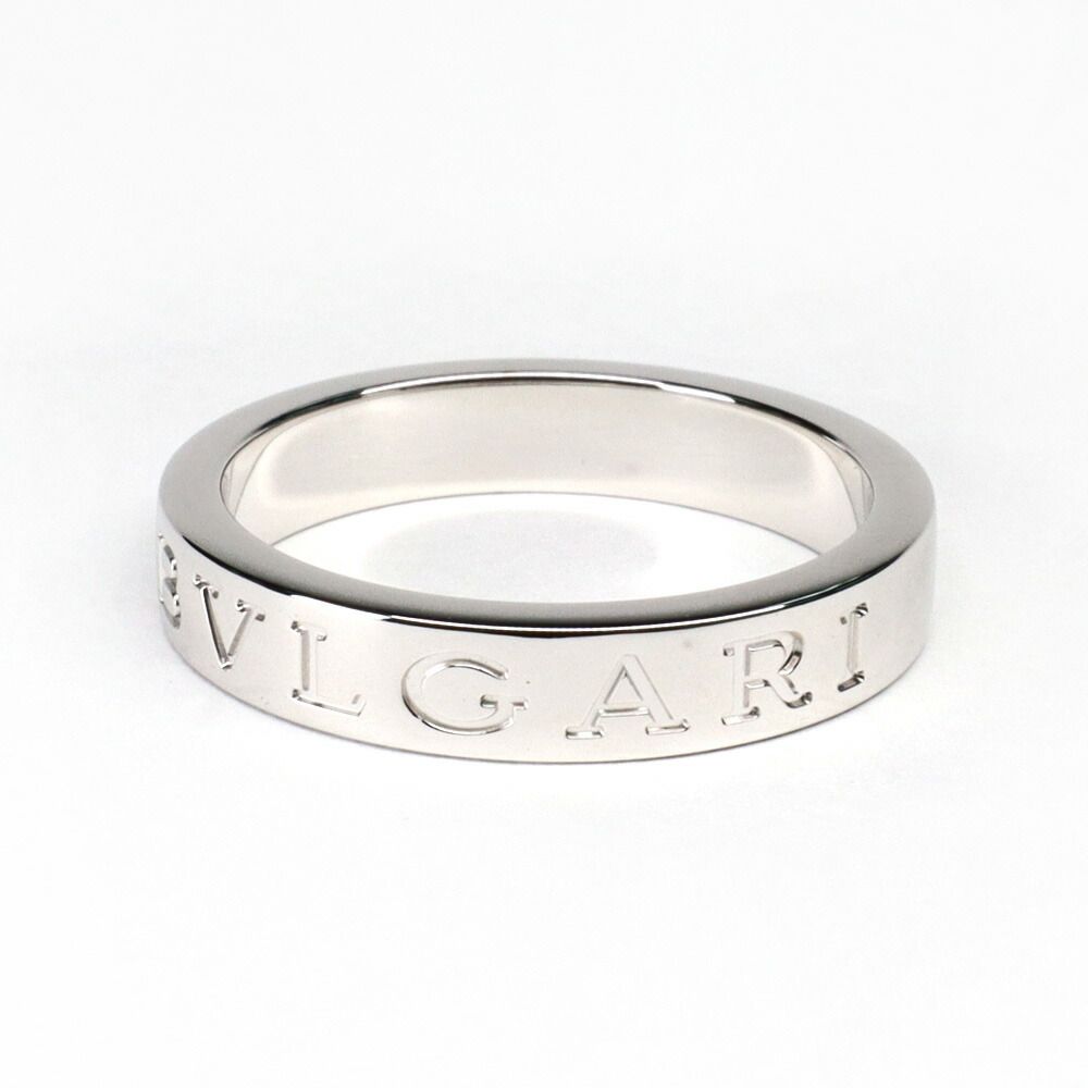  名古屋 ブルガリ ビーゼロワン エッセンシャル バンドリング Au 750 WG ダイヤ 指輪 18号 ジュエリー 男 女 リング 指輪 アクセサリー