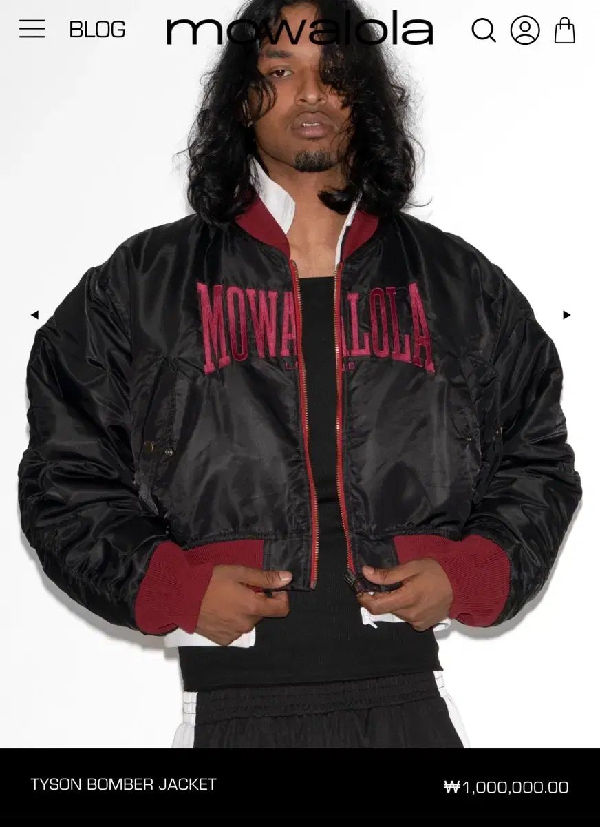 Mowalola tyson ボンバージャケット - メルカリ