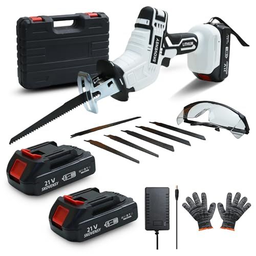 レシプロソー 家周りの木材 金属をラクにカット 無段変速＆軽量設計 バッテリー付き充電式電動ノコギリ DIY 庭仕事 解体作業に最適 65 f 4 a 730