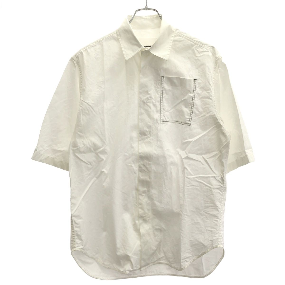 JIL SANDER ジルサンダー 20 SS ショートスリーブシャツ ホワイト 37