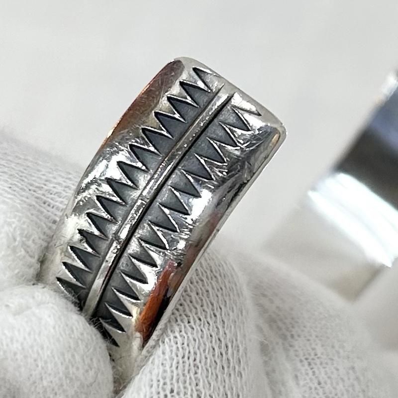 アンダーカバー Silver925 GIZ バングルブレスレット ギザギザ