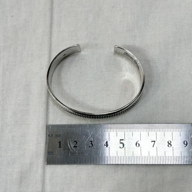 アンダーカバー Silver 925 GIZ バングルブレスレット ギザギザ シルバー メンズ - ISItems 古着