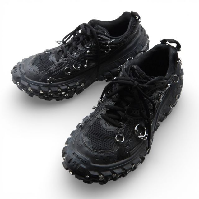 BOUNCER SCREW SNEAKER WHITE BLACK サイズ27 0 cm 685613 箱無 バレンシアガ バウンサー スクリュー スニーカー ピアス