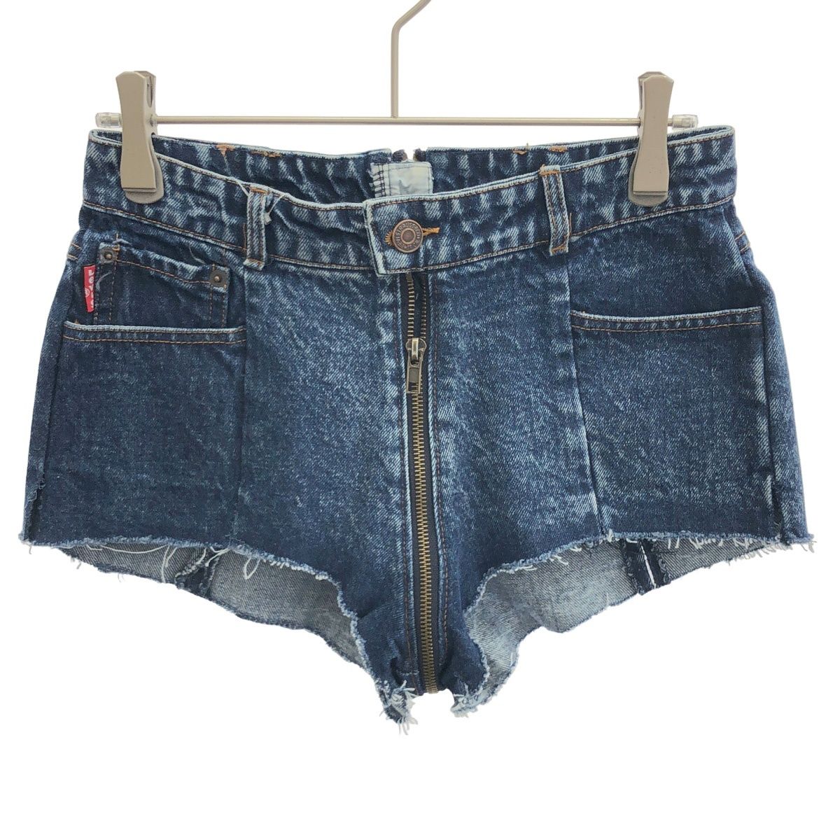 ×LEVI’S ヴェトモン リーバイス 17 SS リビルドミニデニムショーツ インディゴ XS