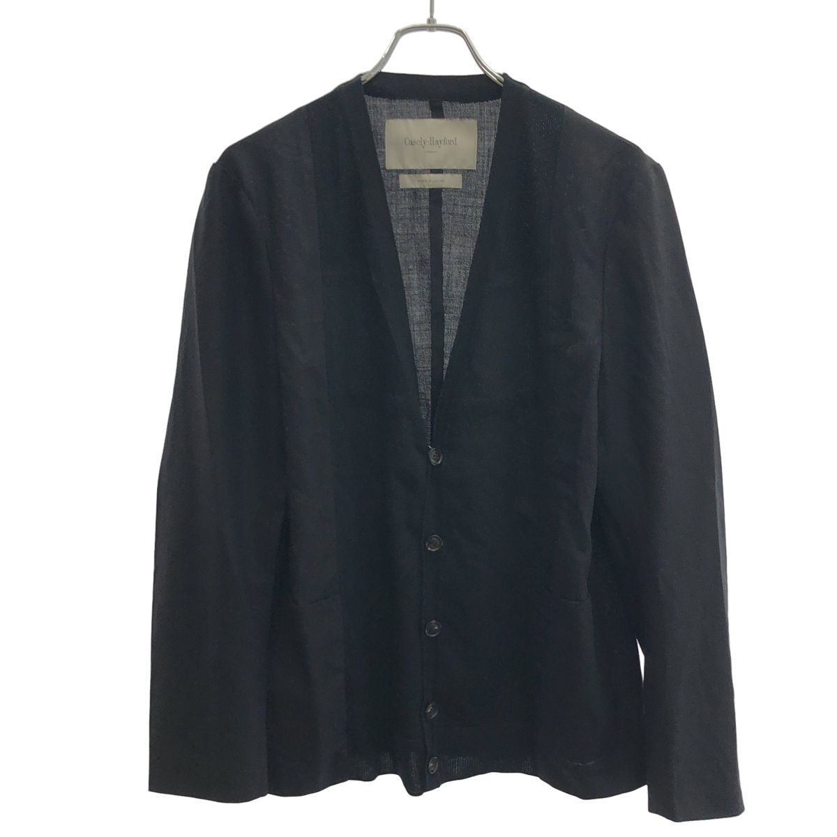 Casely-Hayford ケイスリーヘイフォード ウールカーディガン ブラック S