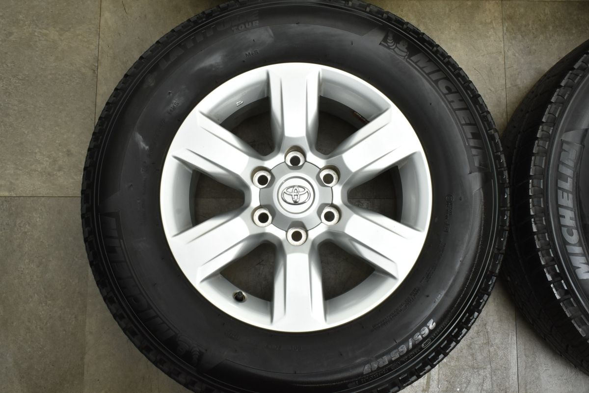 程度良好 トヨタ 150 ランドクルーザープラド 中期 17 in 7 5 J 25 PCD 139 ラチチュードツアー 265 65 R ハイラックス サーフ