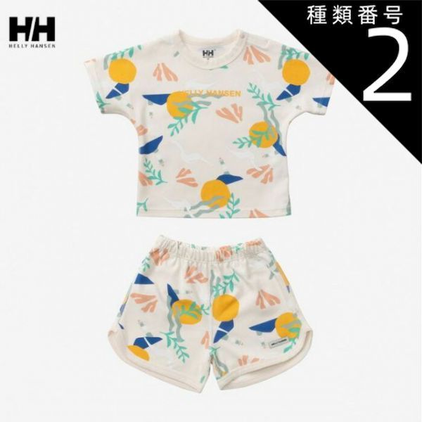 種類2 IV|90 ヘリーハンセン Tシャツとショーツ HELLY HANSEN HB 32517 B MF PRINT SET UP 250126