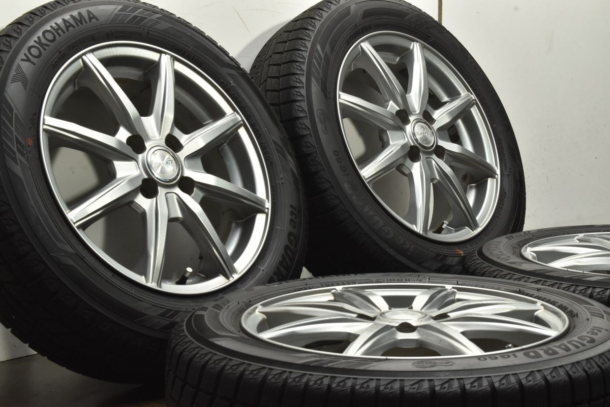 バリ溝 LAYCIA 15 in 5.5 J 42 PCD 100 アイスガードiG 60 175|65 R アクア ヴィッツ カローラフィールダー フィット スイフト キューブ