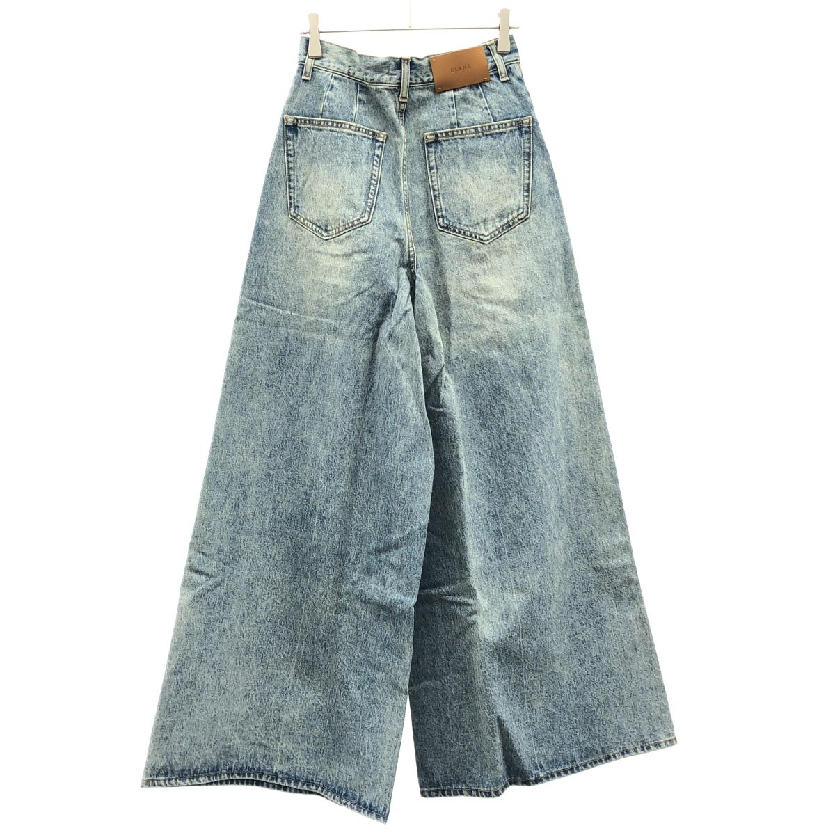 CLANE クラネ WIDE DENIM PANTS ワイドデニムパンツ 12111-7352 インディゴ 1