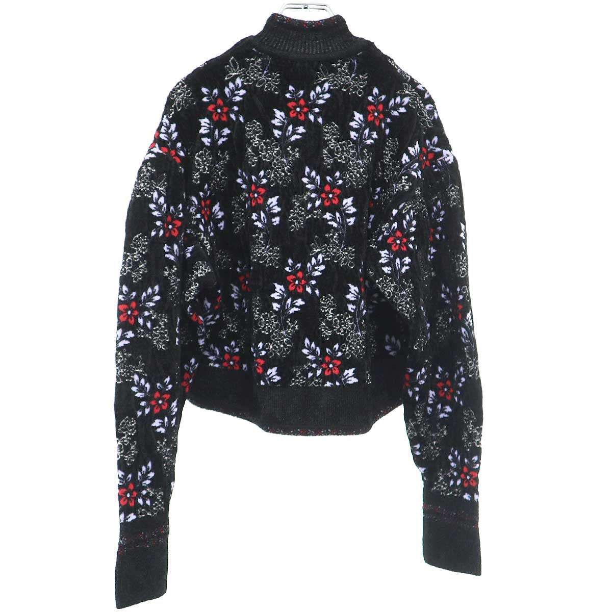 mame kurogouchi マメ クロゴウチ 25AW Floral Motif Chenille Knited
