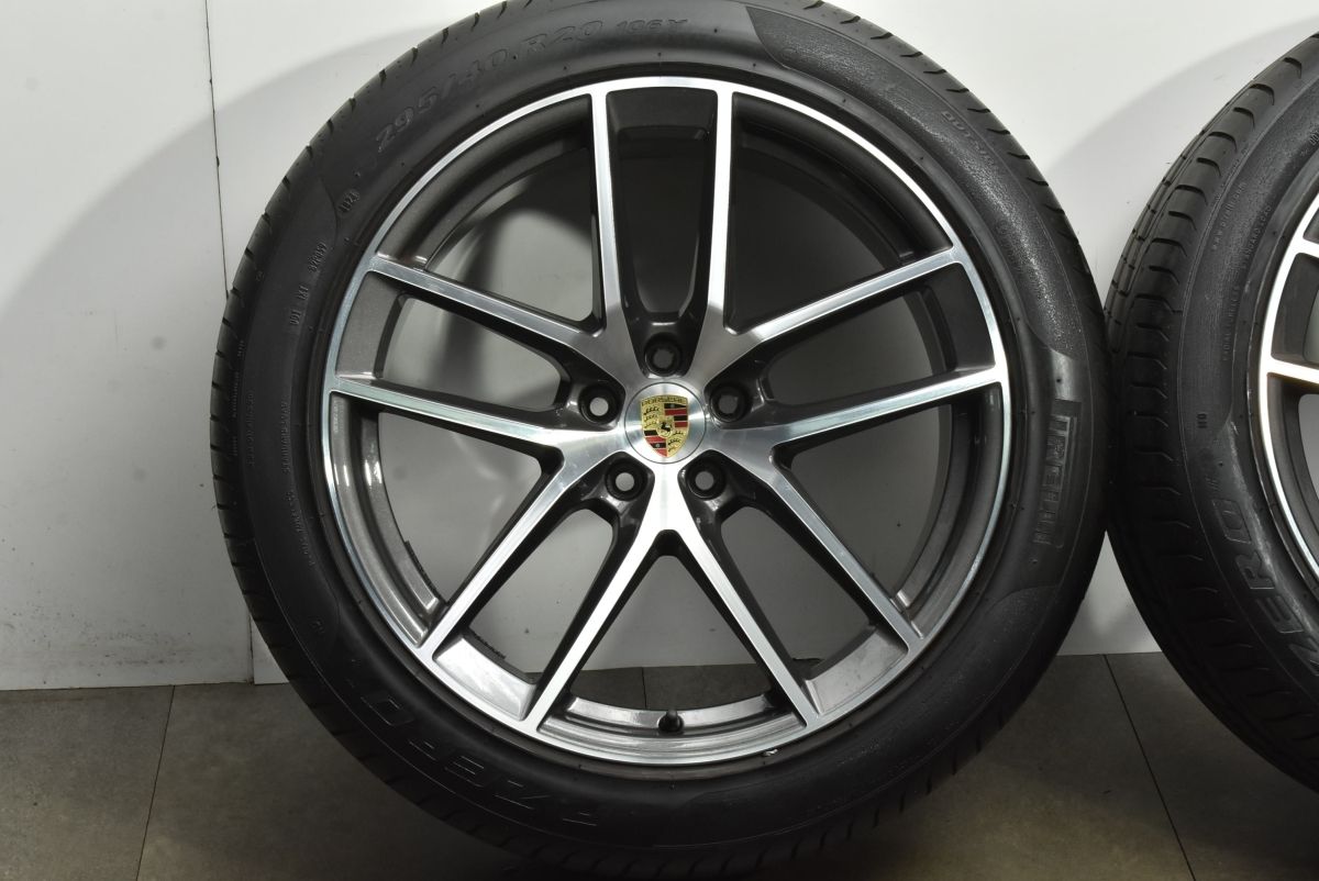  ポルシェ 95 B マカンS 20 in 9 J 26 10 19 PCD 112 P ZERO 265 45 R 295 40 T GTS ターボ 正規 20インチ タイヤ ホイールセット