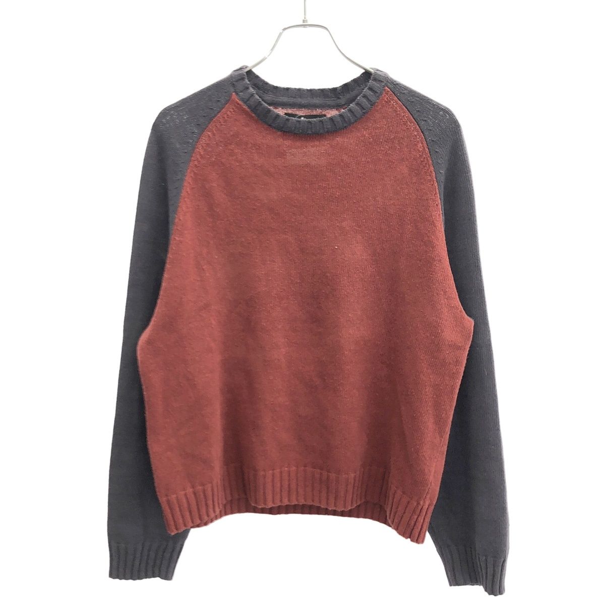 Stussy ステューシー 25SS Colorblocked Raglan Knit Crew コットン