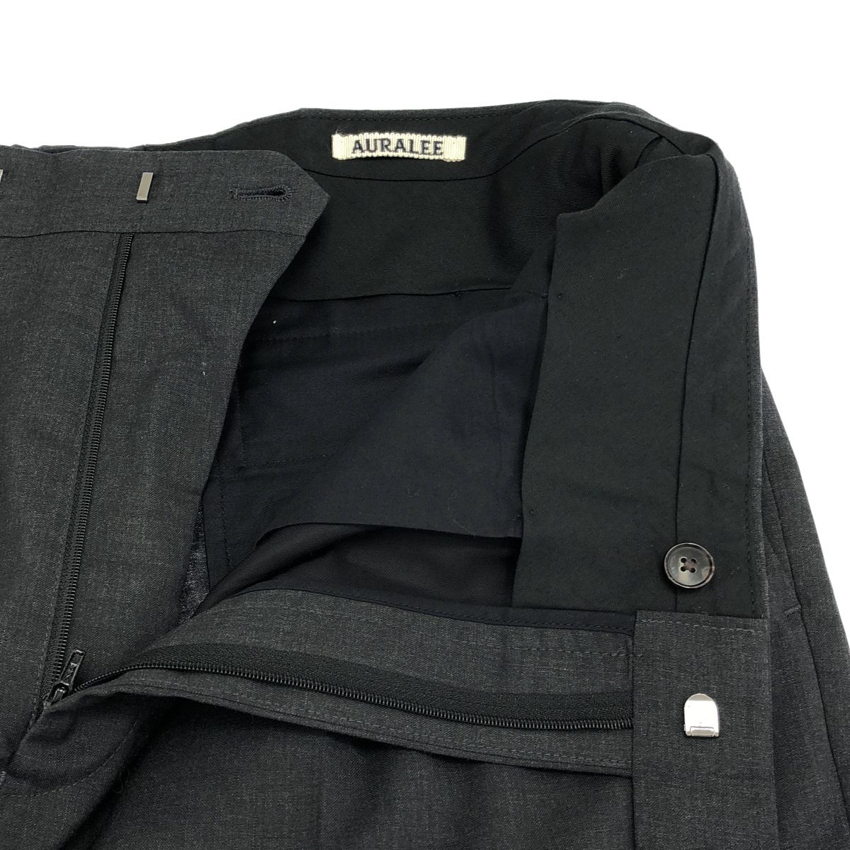 AURALEE オーラリー 22SS TROPICAL WOOL SLACKS トロピカルウール