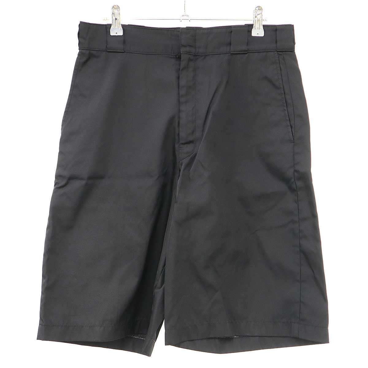 PRADA プラダ RE NYLON ロゴプレートバミューダナイロンショーツ DNA 911 I 18 ブラック 44