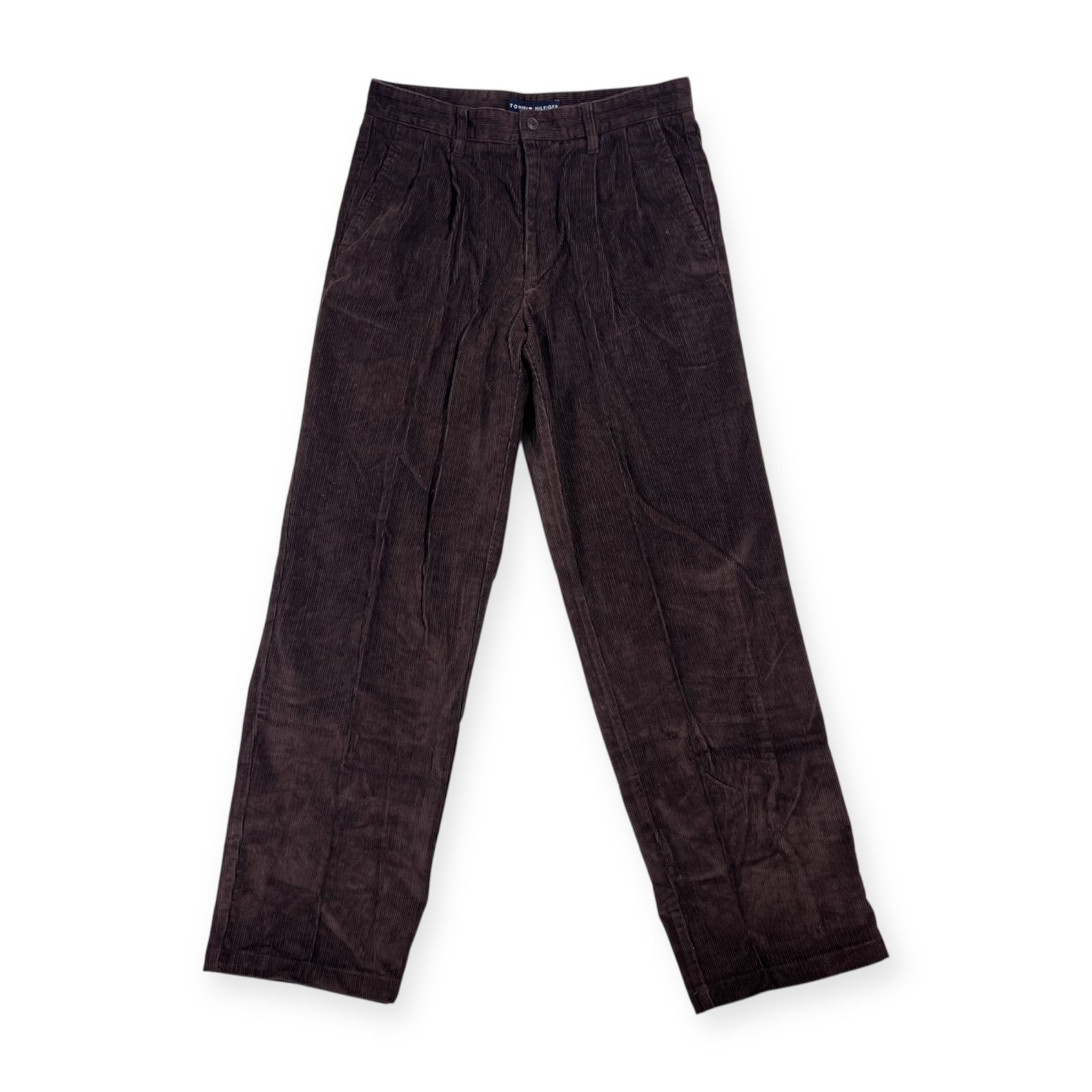 TOMMY HILFIGER トミーヒルフィガー ツータック コーデュロイパンツ M 