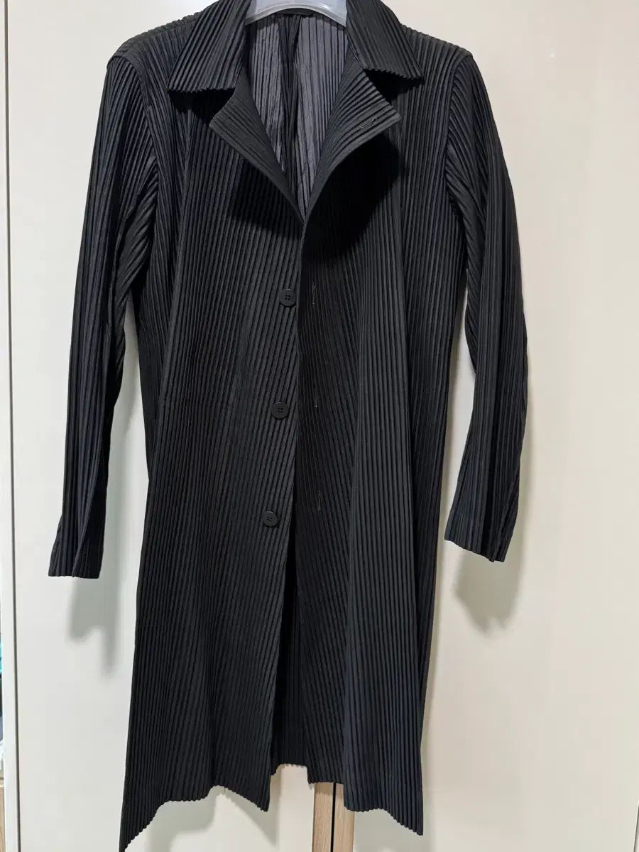 HOMME PLISSÉ ISSEY MIYAKE ロングコート ジャケット サイズ3 ブラック XL