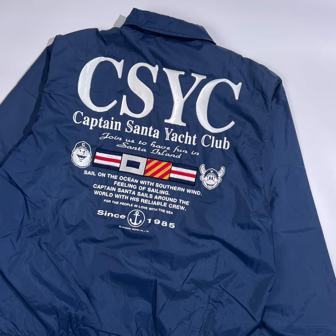 CAPTAIN SANTA キャプテンサンタ プリント 刺繍 コーチジャケット M