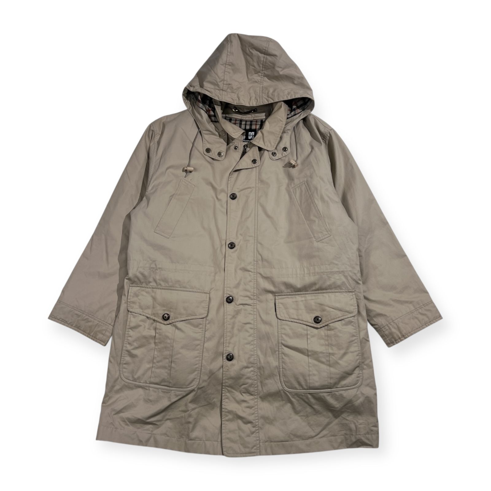 DAKS ダックス ライナー付きコート ベージュ 9 DAKS ダックス メンズ トレンチコート ライナー付き ベージュ - 中古