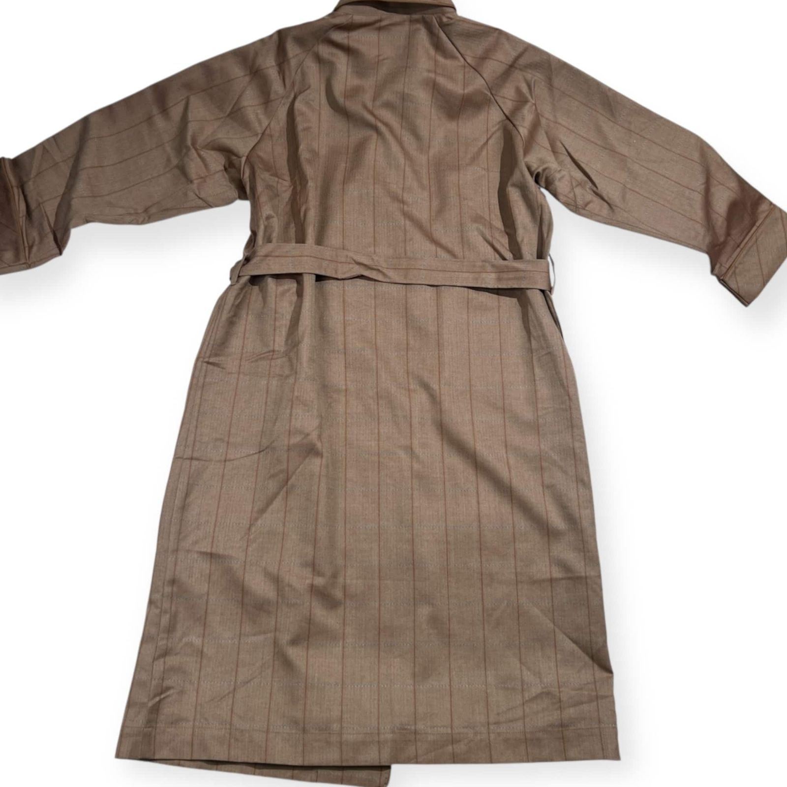 シルク混 DAKS ダックス チェック バスローブ ガウン コート L