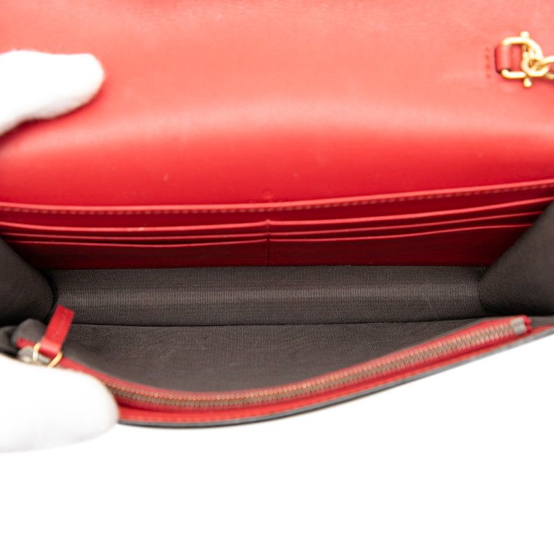 グッチ クイーンマーガレット ビー 蜂 ビジュー チェーンウォレット