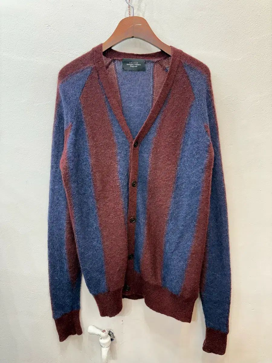 アンユーズド ストライプ カーディガン