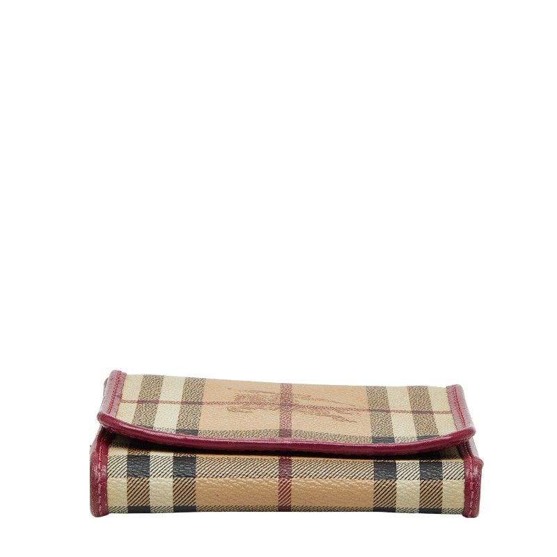  バーバリー ノバチェック シャドーホース ベージュ ピンク PVC レザー レディース 1-0248564 その他 小物