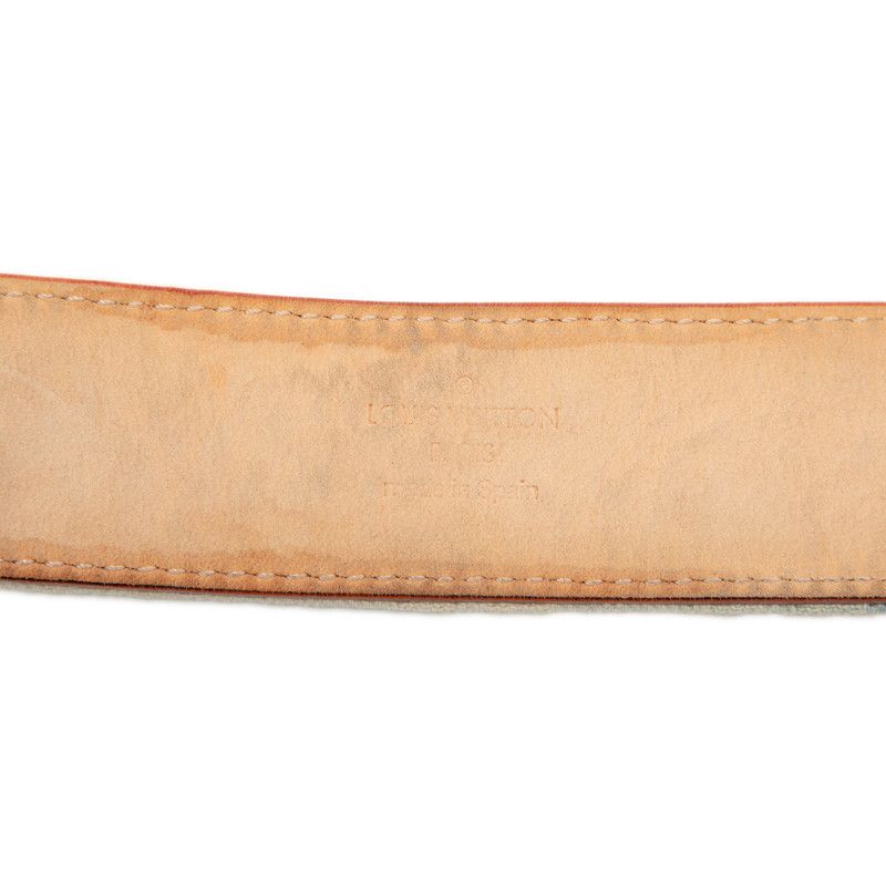 ルイ ヴィトン モノグラム デニム サンチュール ブリーチ ベルト